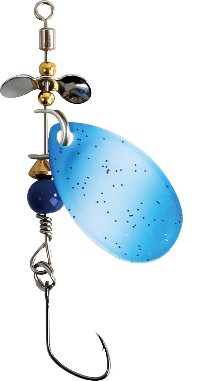 Paladin Angelköder Spinner Killer Pro 2,3 g blau/weiß/silber