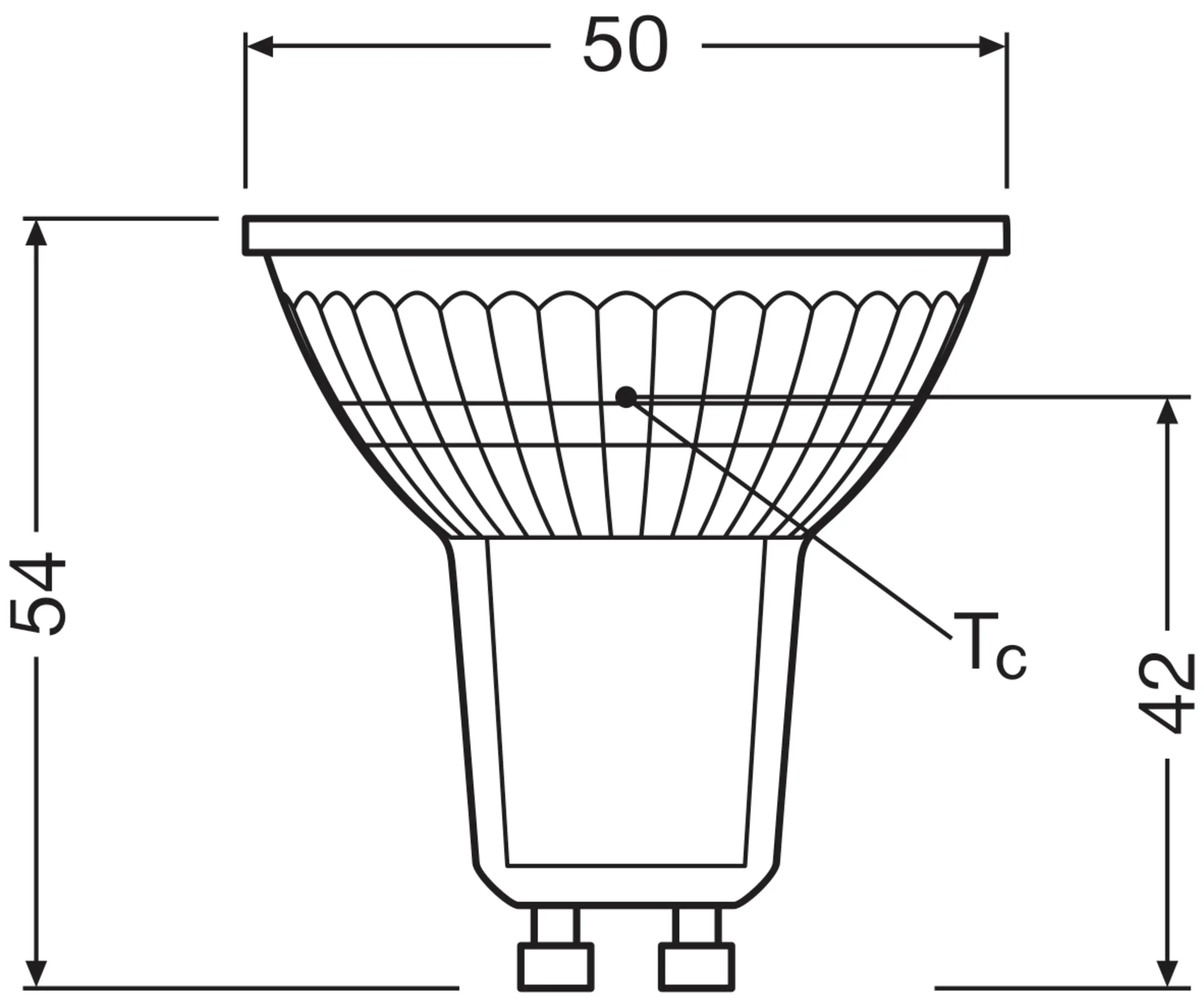 Bellalux LED Reflektor PAR16 GU10 4,3 W warmweiß klar