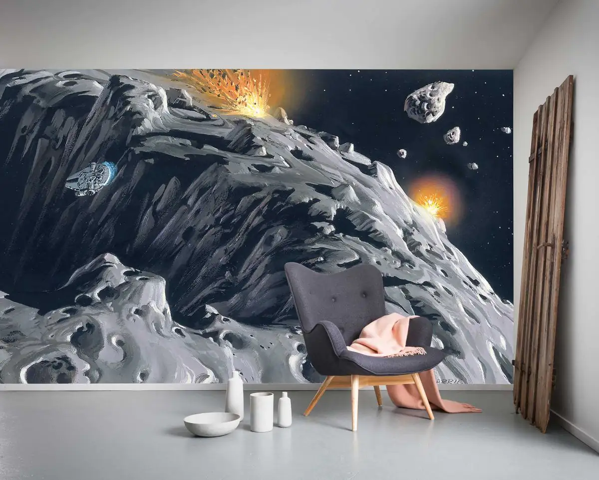 Komar Vlies Fototapete Star Wars Classic Asteroid 500 x 250 cm 