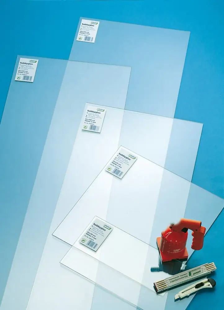 Gutta Hobbyglas glatt 25 x 50 x 0,2 cm klar