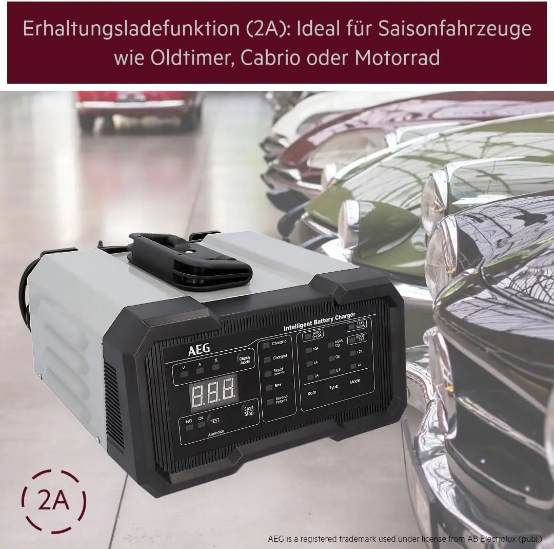 AEG Autobatterie-Ladegerät CW10 6/12 V