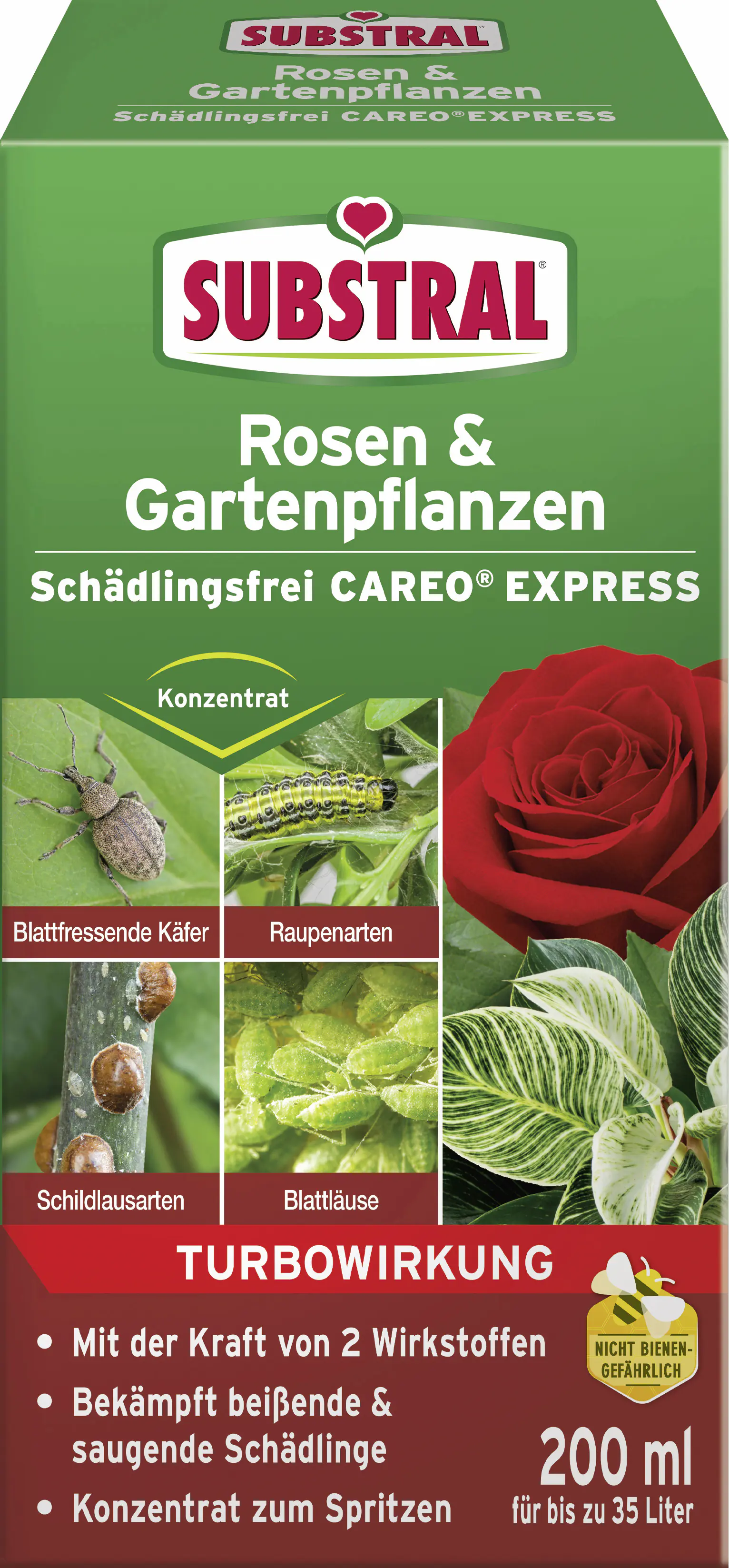 Substral Rosen & Gartenpflanzen Schädlingsfrei Careo Express 200 ml