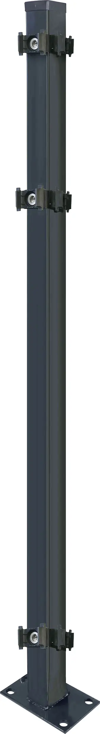 Floraworld Zauneckpfosten 89,3 x 6 x 4 cm anthrazit