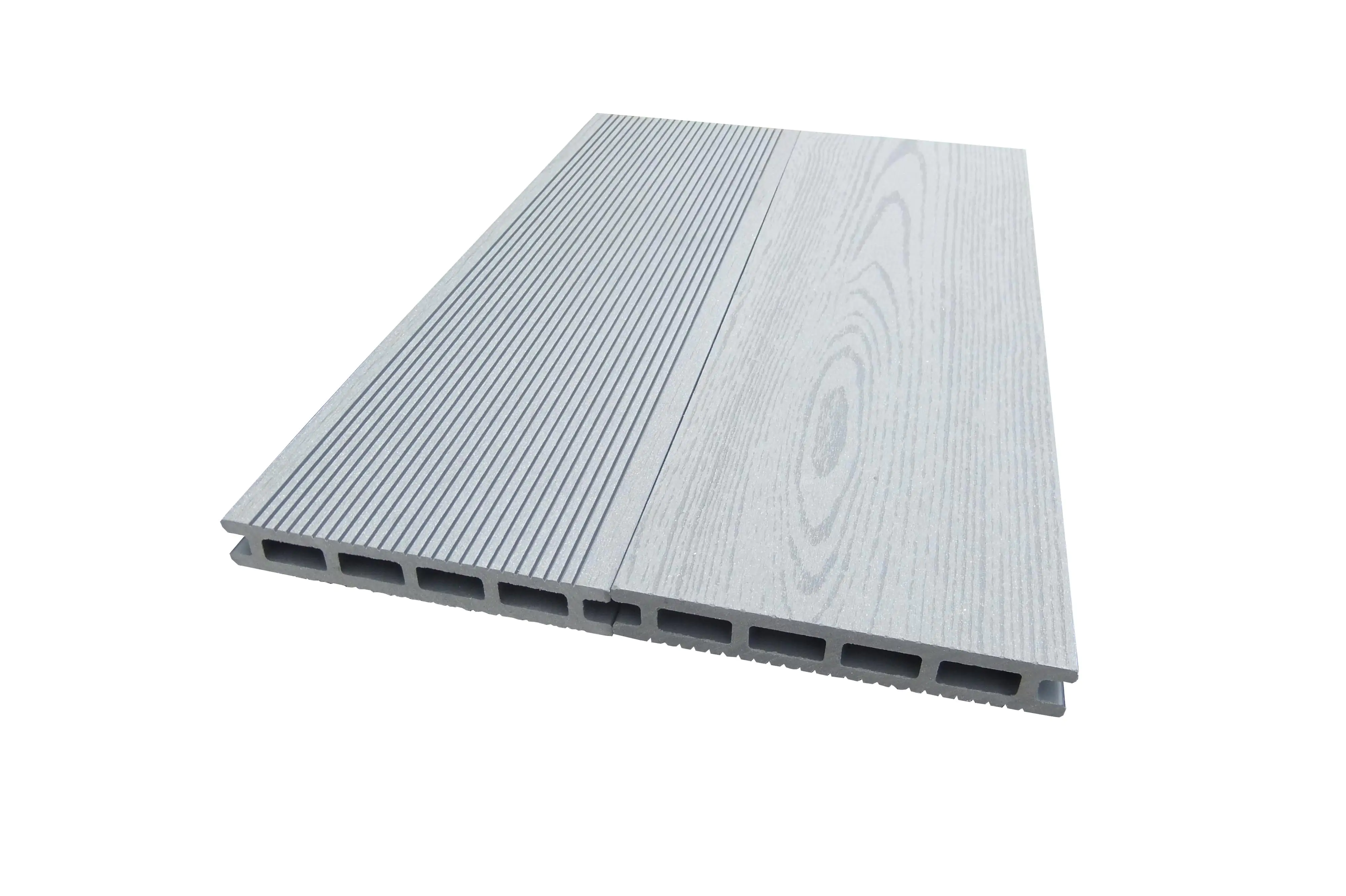 TrendLine Terrassendiele WPC 300 x 14,5 x 2,1 cm grau glatt