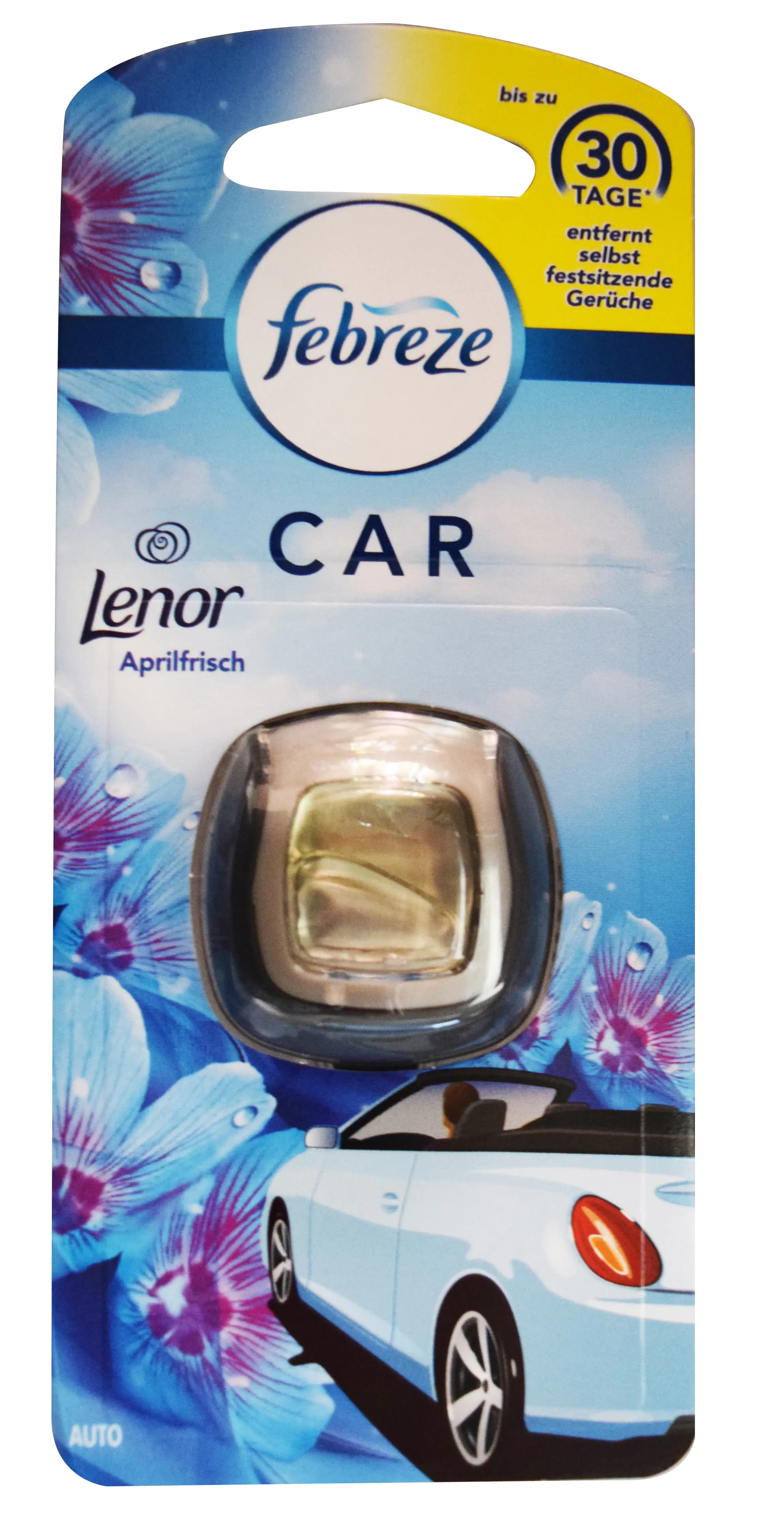 Febreze Car Lufterfrischer Clip Lenor Aprilfrisch