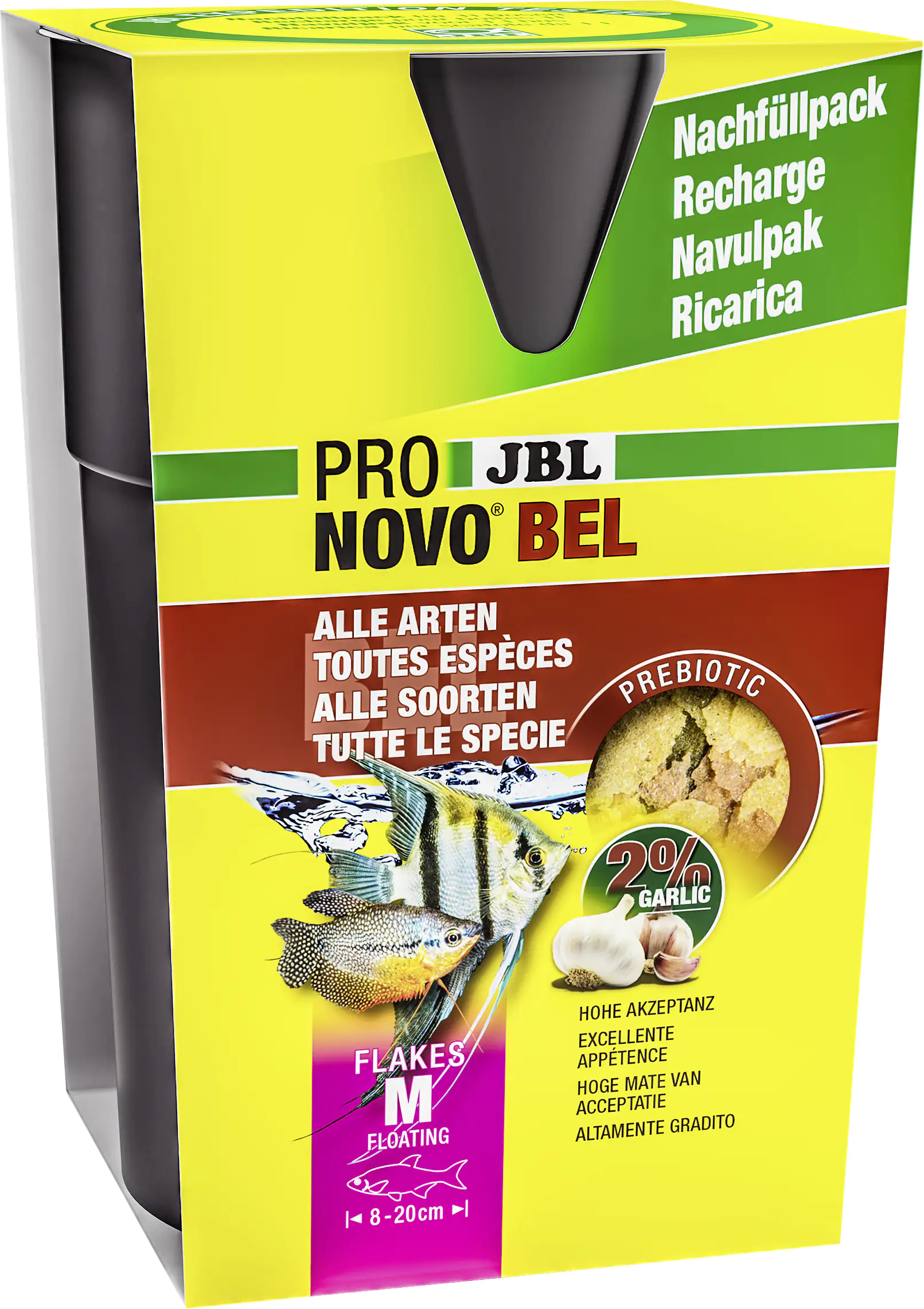 JBL Fischfutter Pronovo Bel Flakes M Fischfutterflocken 750 ml