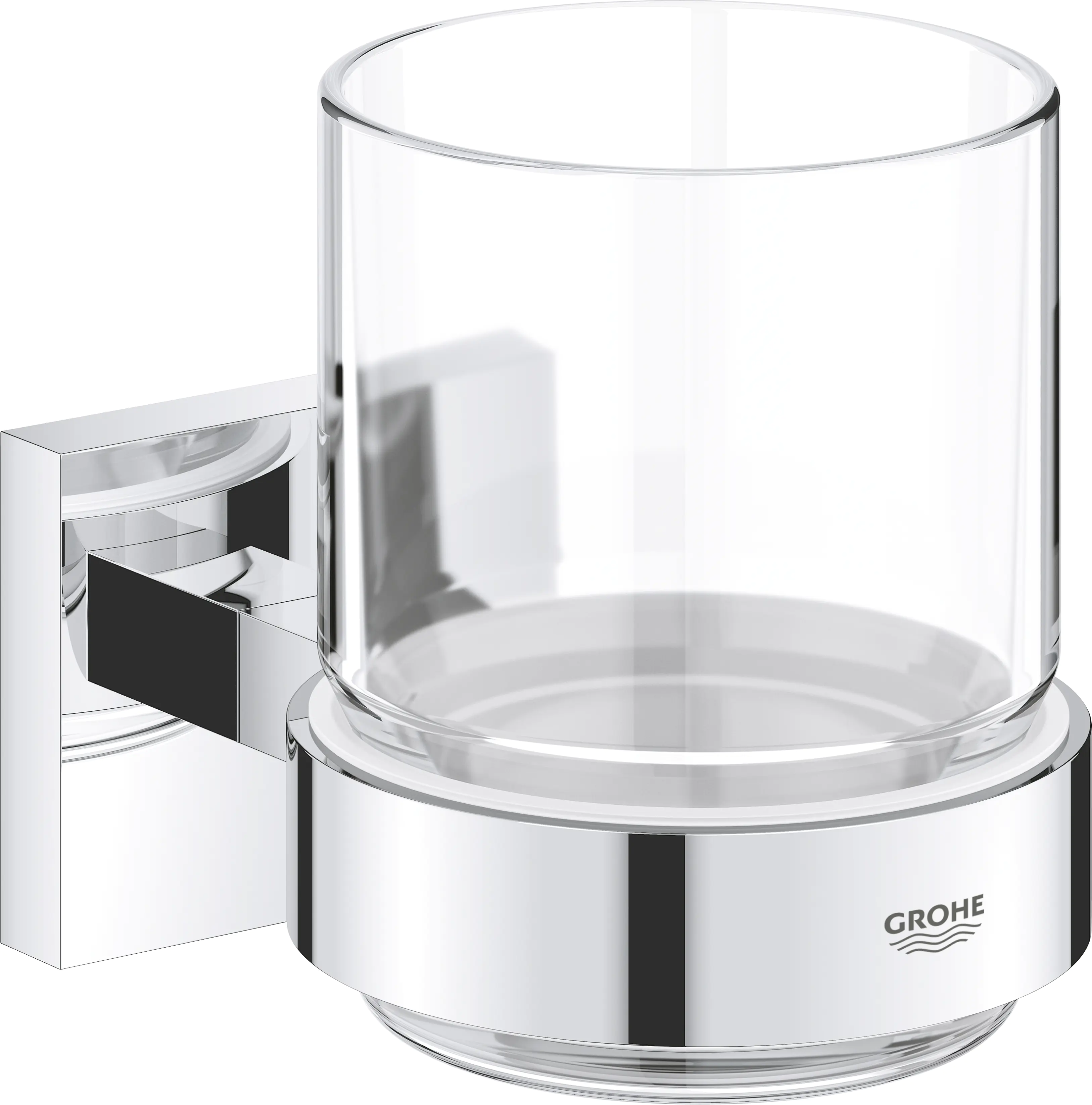 Grohe Start Cube Glas mit Halter chrom