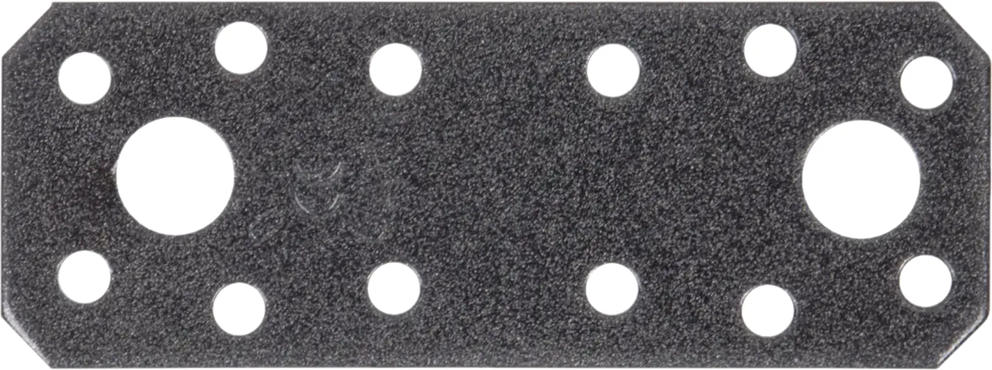 Alberts Duravis Flachverbinder schwarz diamant, 96 x 35 x 2,5 mm