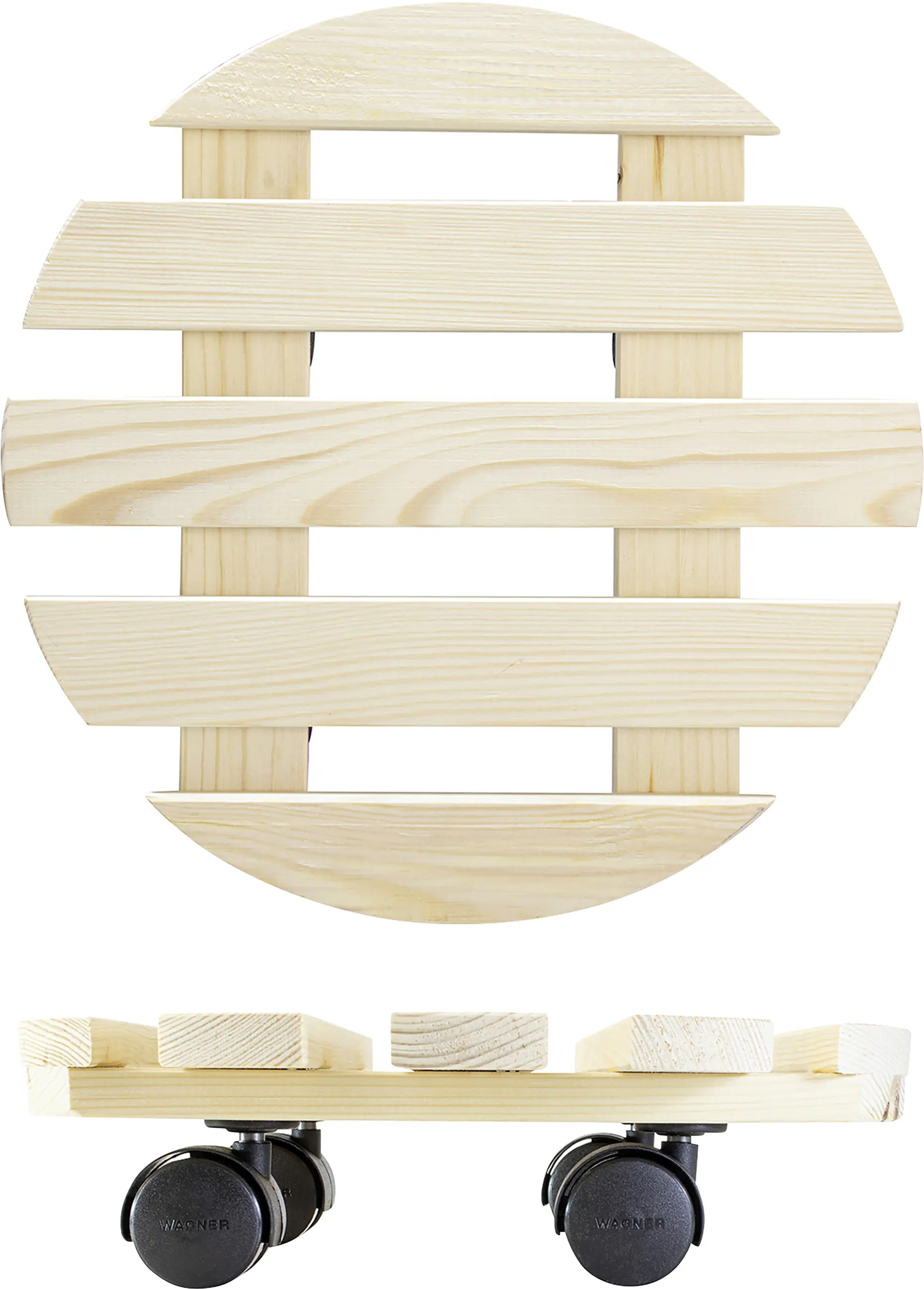 Wagner Multiroller Holz Ø 30 cm natur