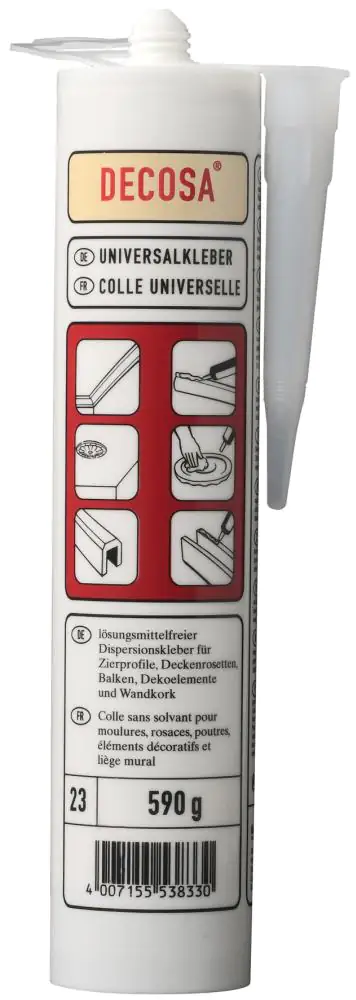 Decosa Universalkleber für Styropor und Kork 590 g Kartusche