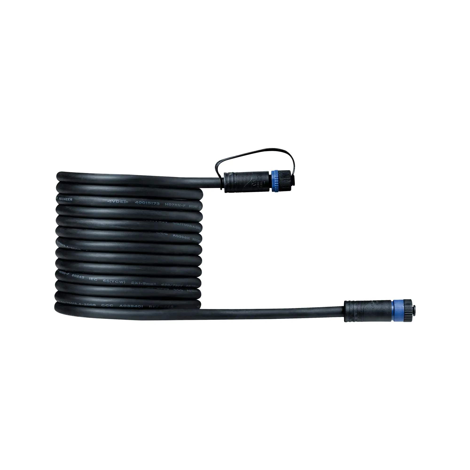 Paulmann Plug & Shine Verbindungskabel Outdoor schwarz 5 m 2er