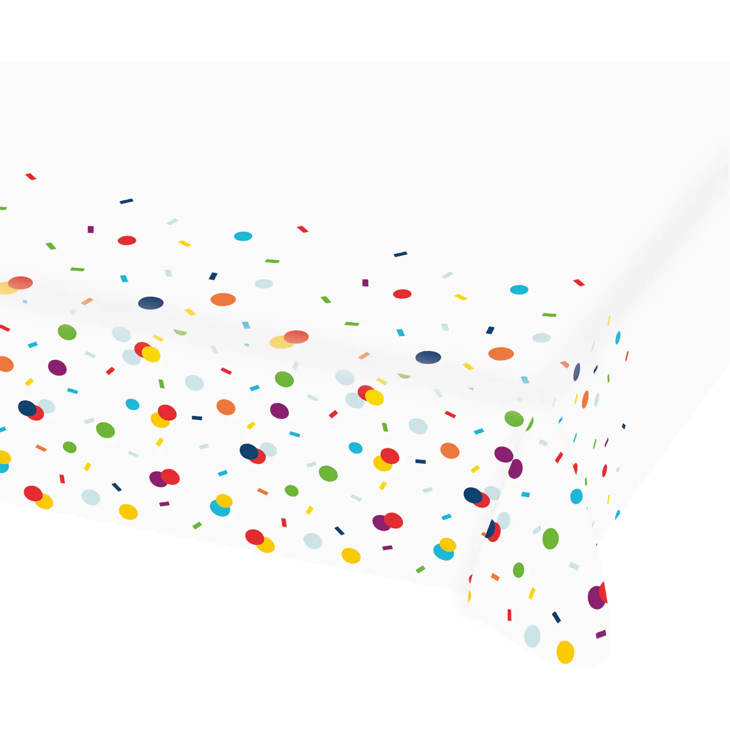 Papier-Tischdecke Confetti Birthday 115 x 175 cm