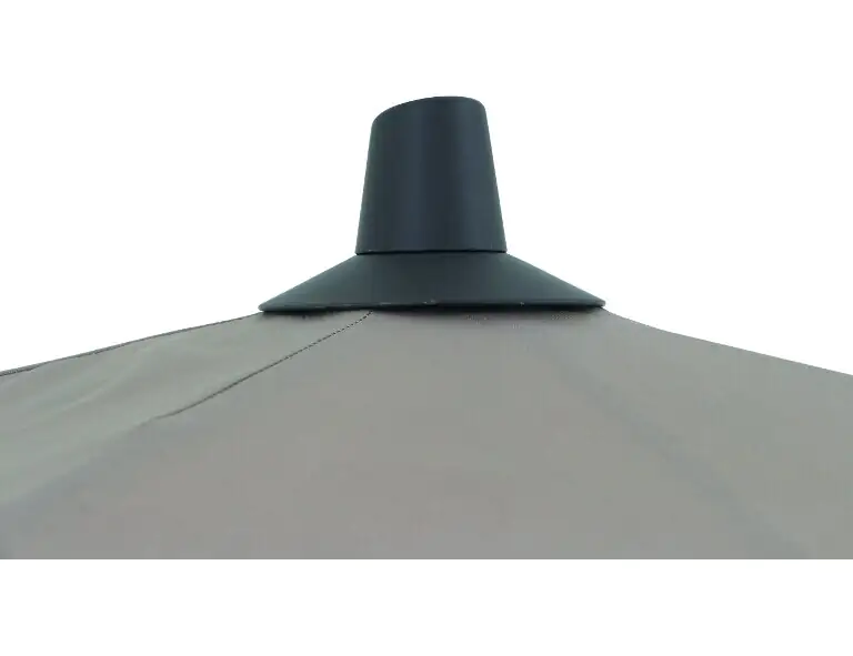 Siena Garden Mittelstockschirm Avio taupe 250 x 200 cm