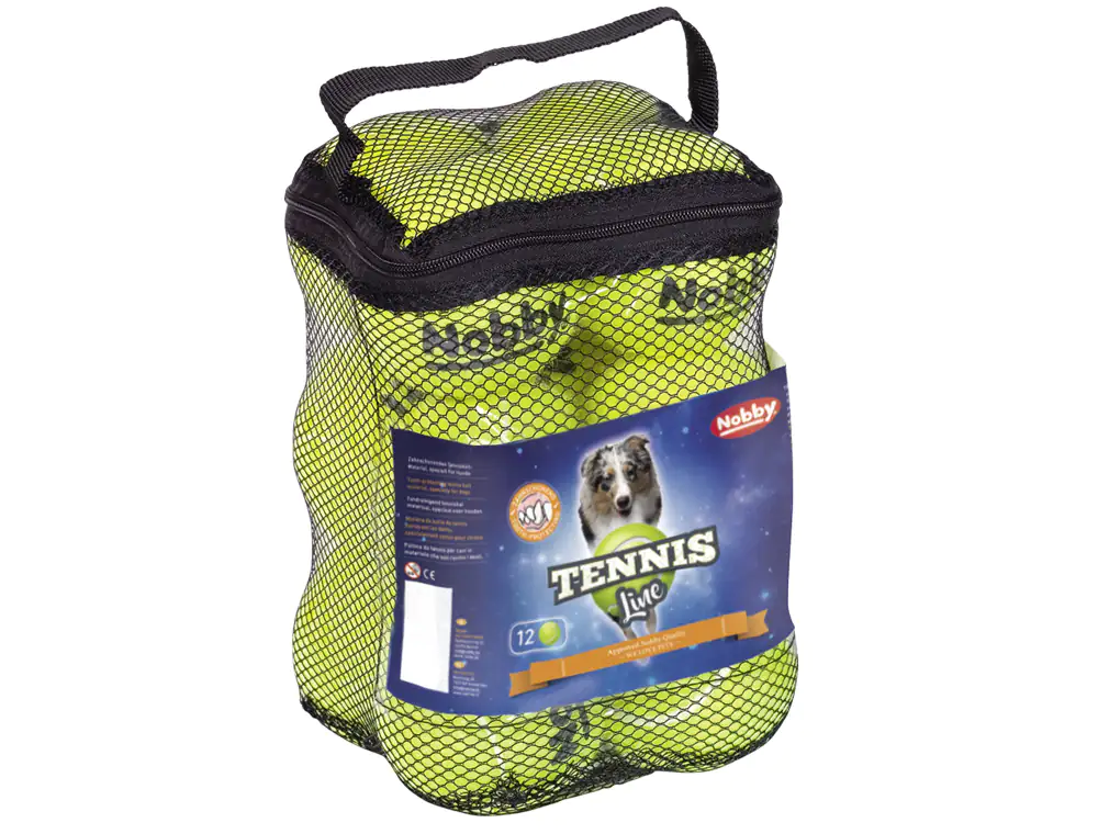 Nobby Tennisball 12er Netztasche