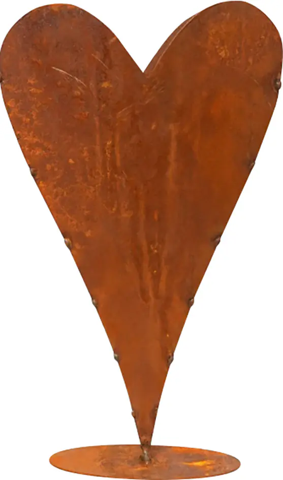 Badeko Herz Kaprun 38 x 17 cm rostbraun