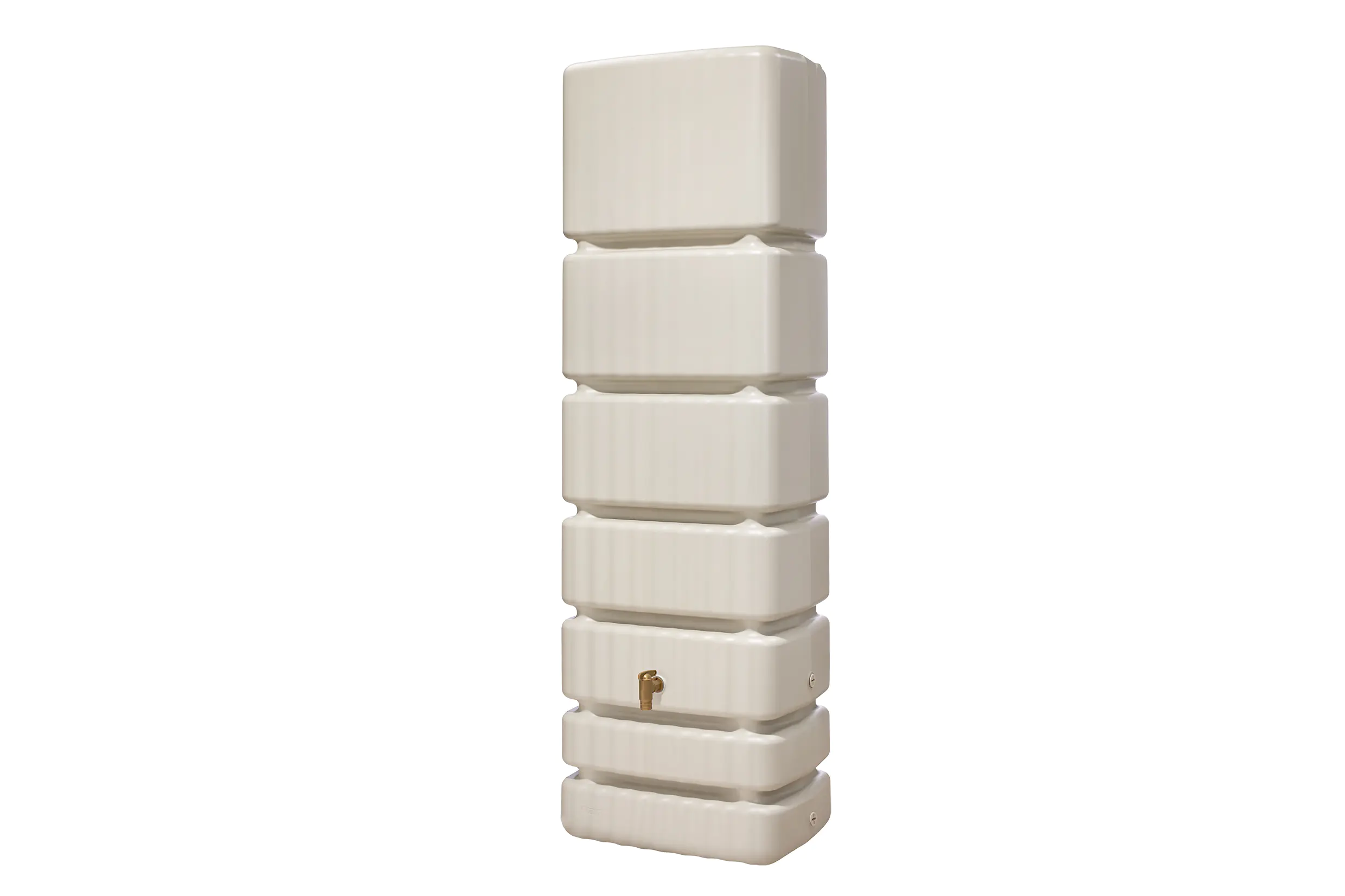 4rain Regenwasser-Wandtank Slim sandbeige 350 L