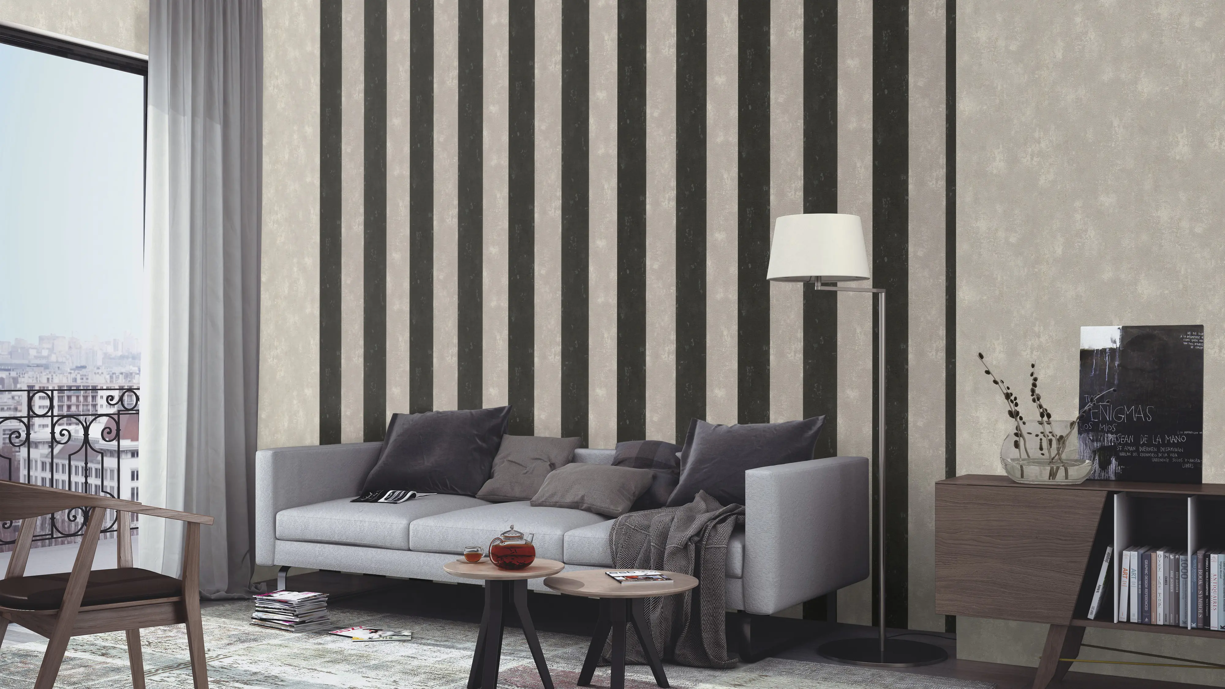 Rasch Vliestapete 609059 Lucera uni braun 10,05 x 0,53 m