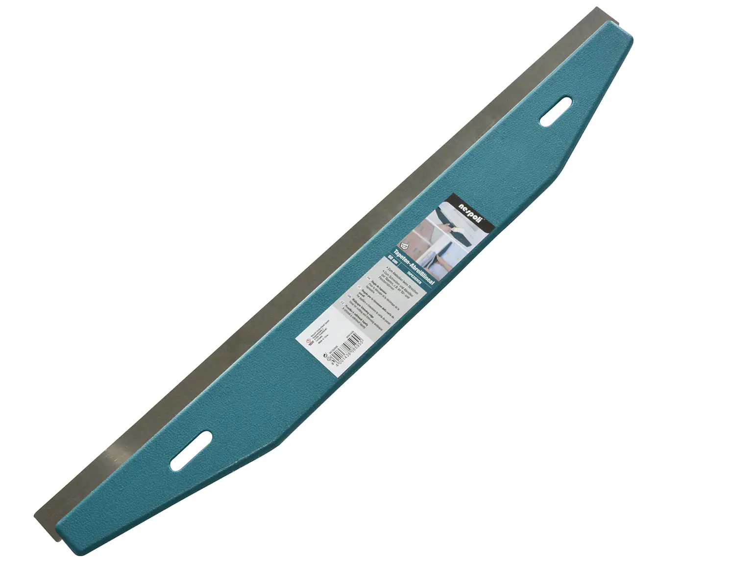 Nespoli Tapeten-Abreißlineal 60 cm petrol