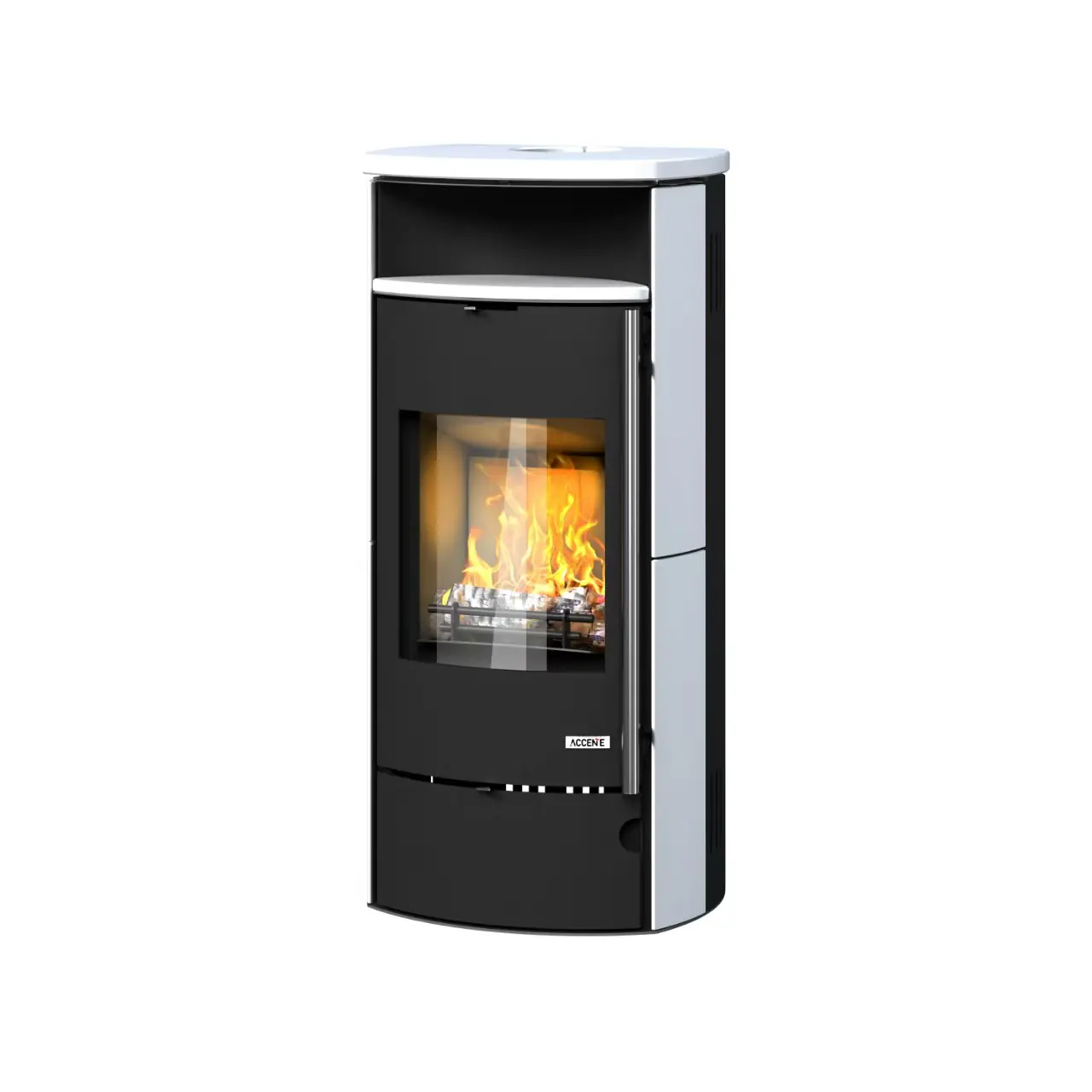Accente Kaminofen Casablanca Sandstein weiß deluxe 7 kW