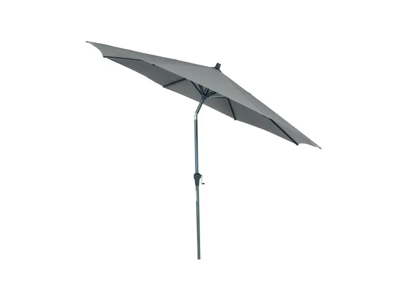 Siena Garden Mittelstockschirm Avio taupe Ø 300 cm