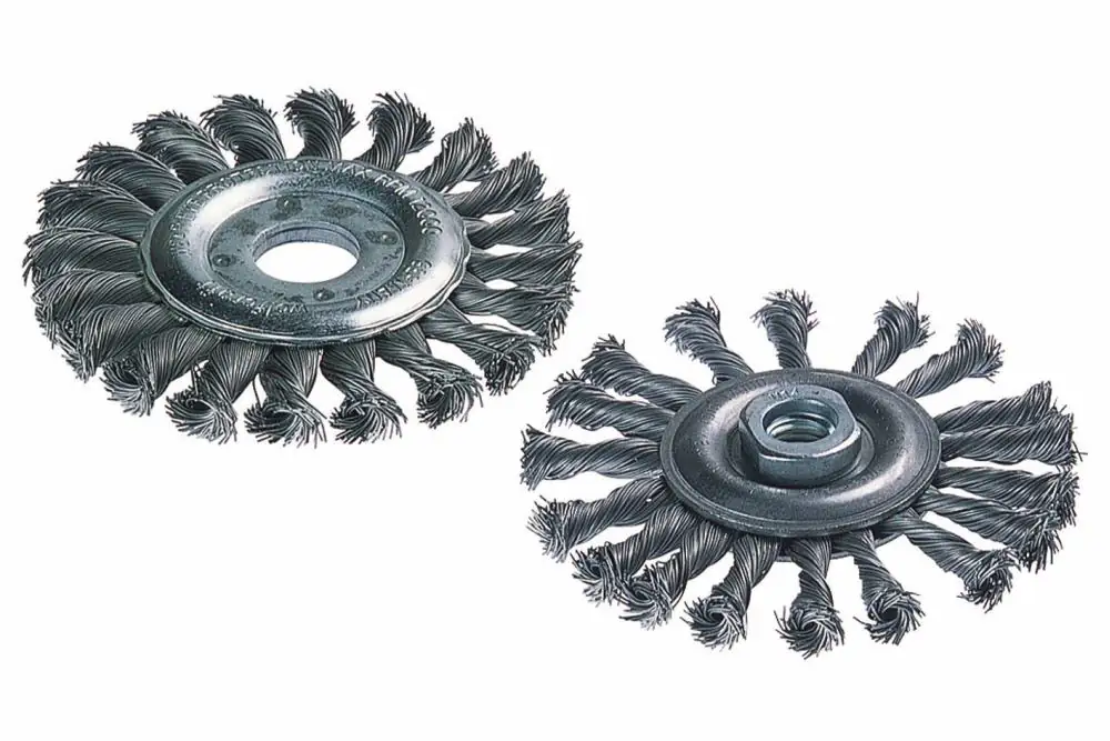 Wolfcraft Scheibendrahtbürste Ø 115 mm gezopft für Winkelschleifer