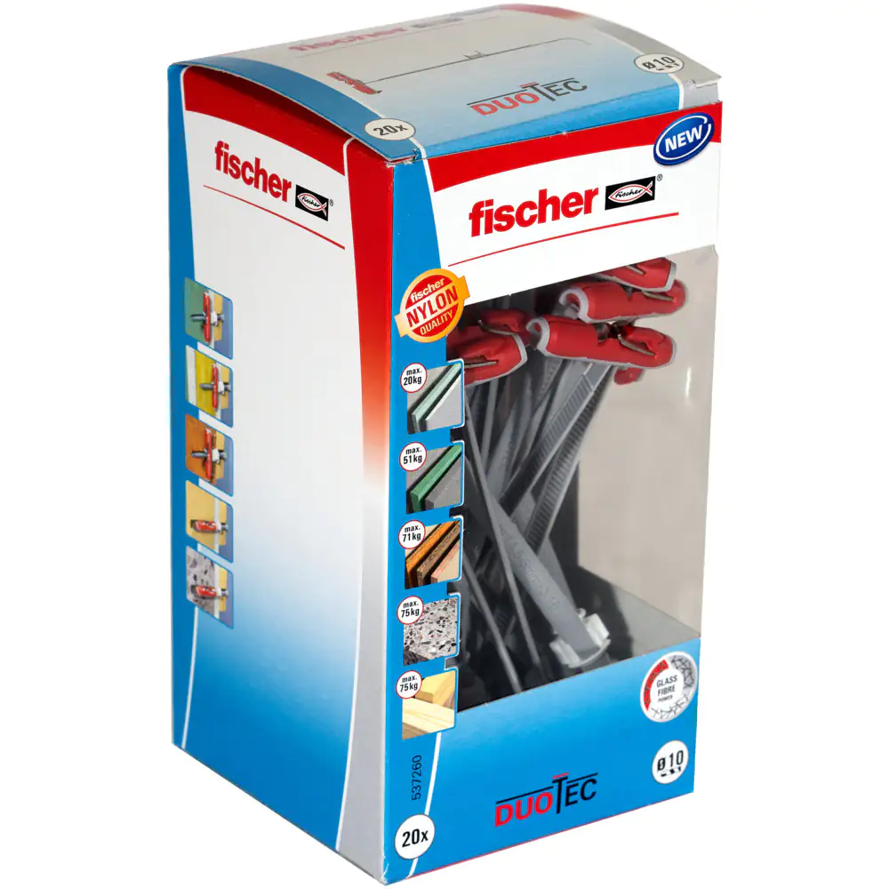 Fischer Kippdübel Duotec 10.0 x 50 mm - 20 Stück