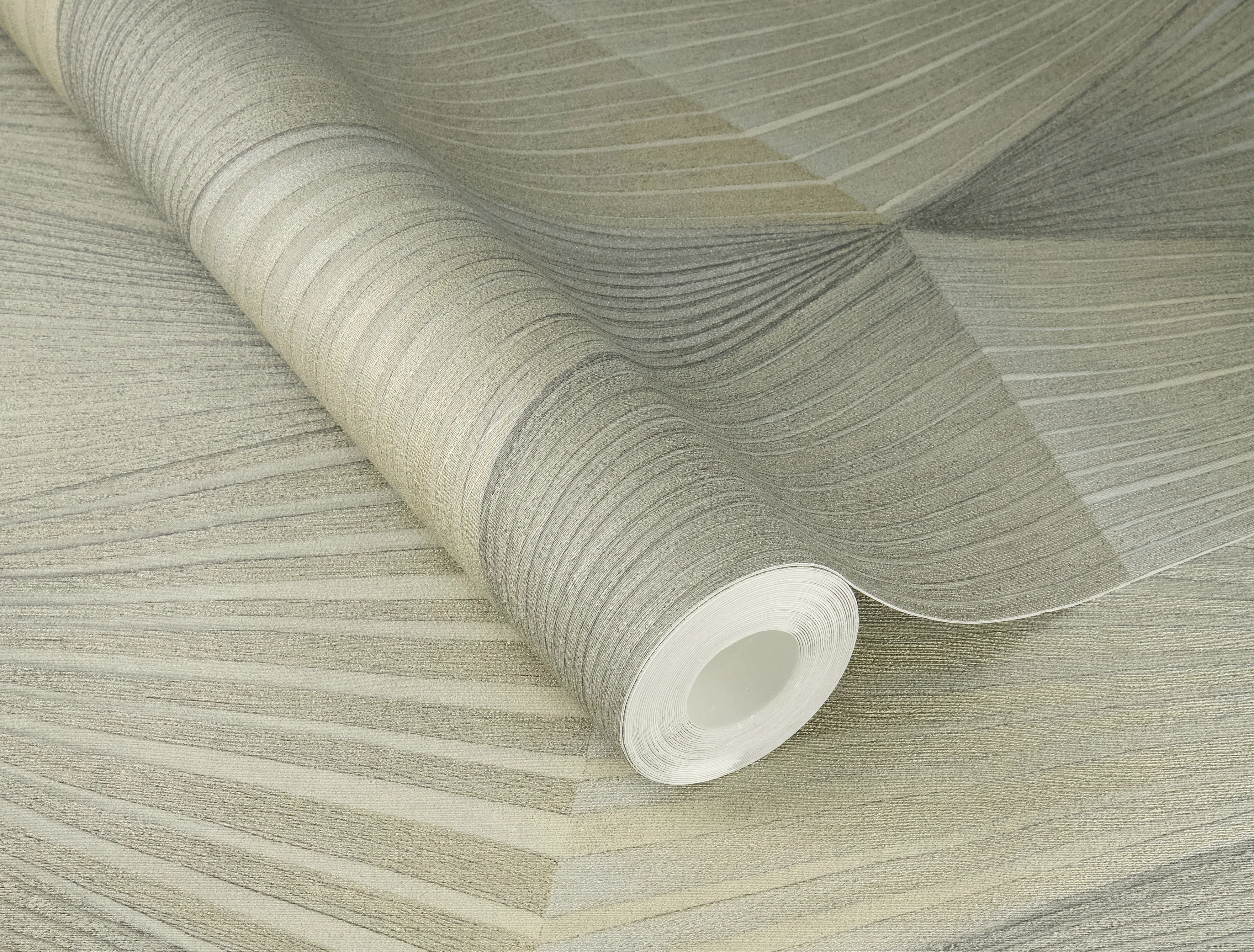Tesa x Rasch selbstklebende Tapete Cairo Geometrie silber grau 6 x 0,53 m