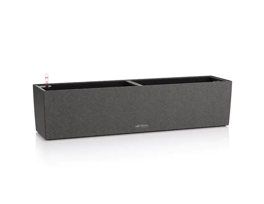 Lechuza Balkonkasten Balconera Stone 80 graphitschwarz