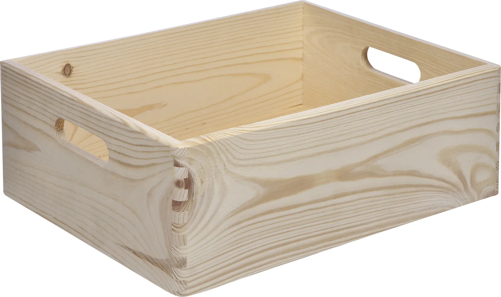 Stapelbox Holz Größe M 30 x 40 x 13,5 cm 