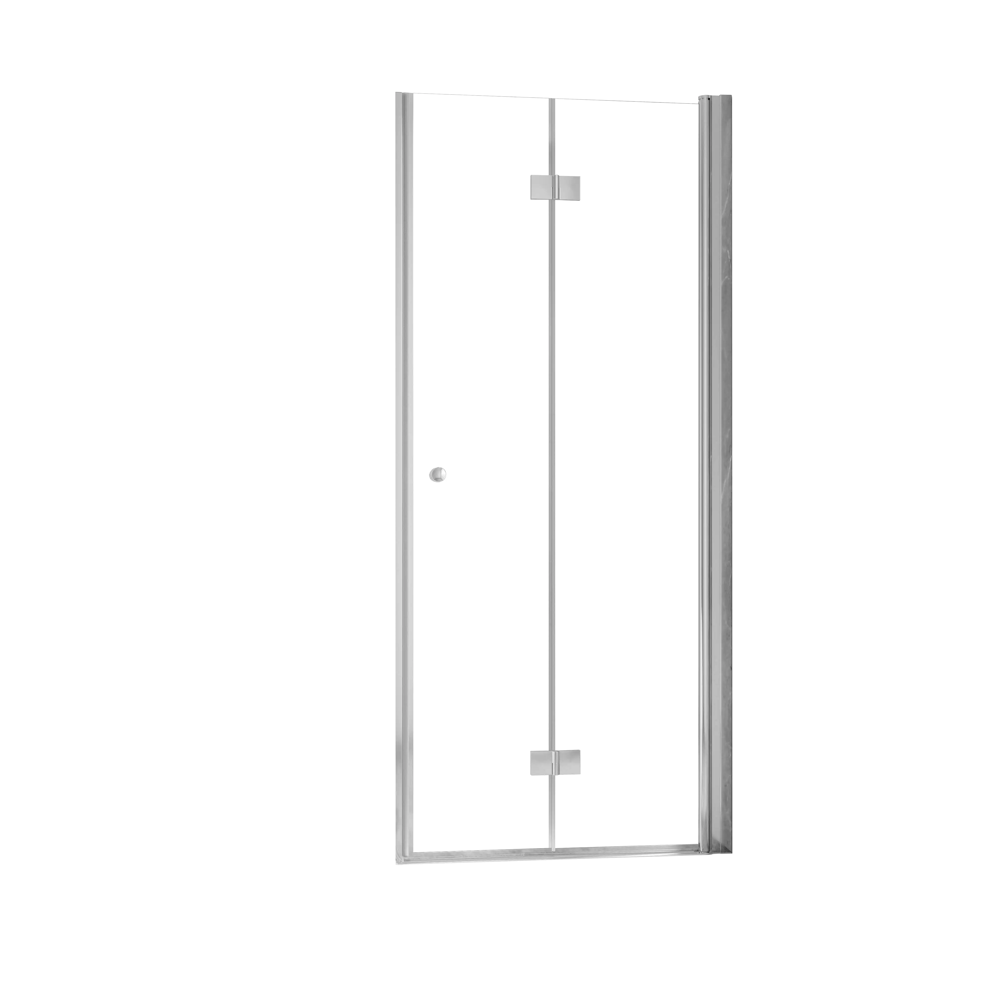 Schulte Nische mit Drehfalttür 90 x 200 cm Garant 2.0 Chromoptik Türanschlag rechts