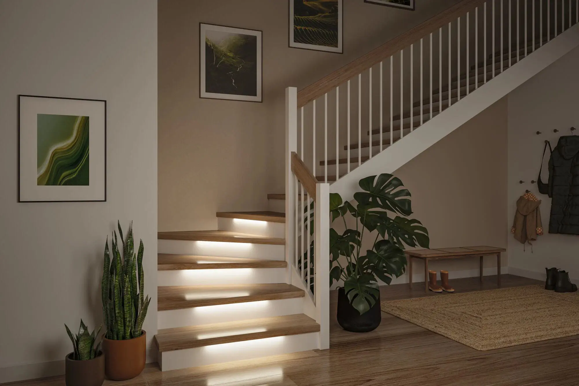 Paulmann LED-Streifen MaxLED Stair Step 50 cm 0,3 W warmweiß weiß dimmbar