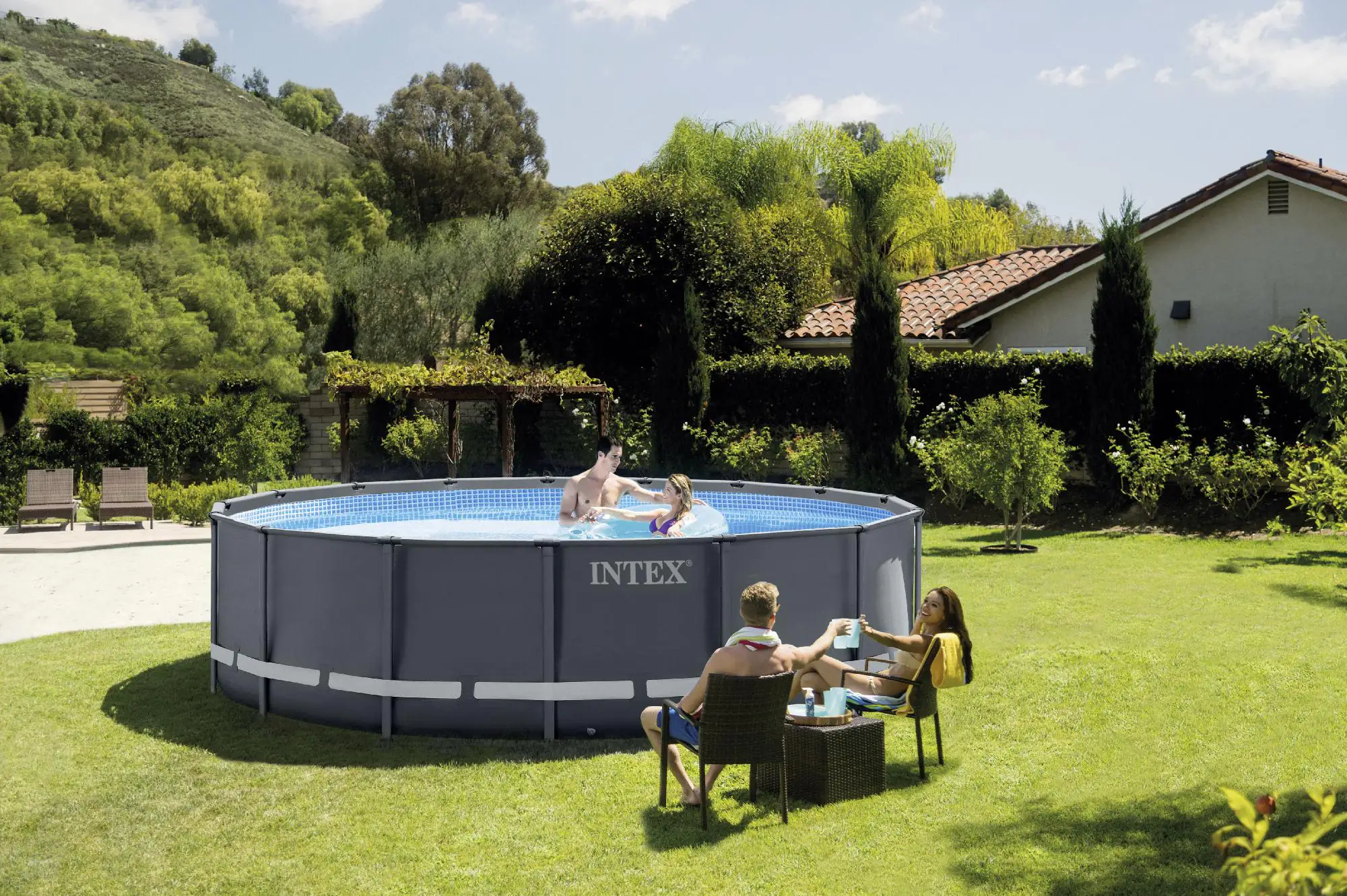 Intex Frame Pool Set Ultra Rondo Ø 488 x 122 cm