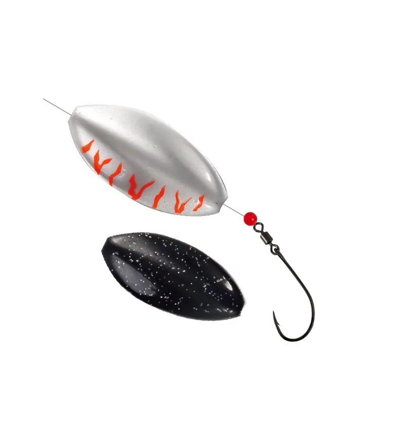 Paladin Angelköder Rotor Trout Tracker 2,9 g UV silber/orange/schwarz 