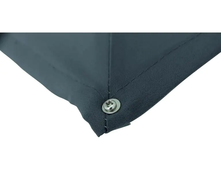 Siena Garden Mittelstockschirm Avio anthrazit 250 x 200 cm