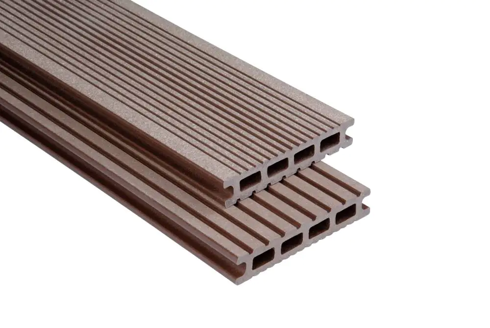 Kovalex Terrassendiele WPC 14,5 x 2,6 cm schoko gebürstet Meterware