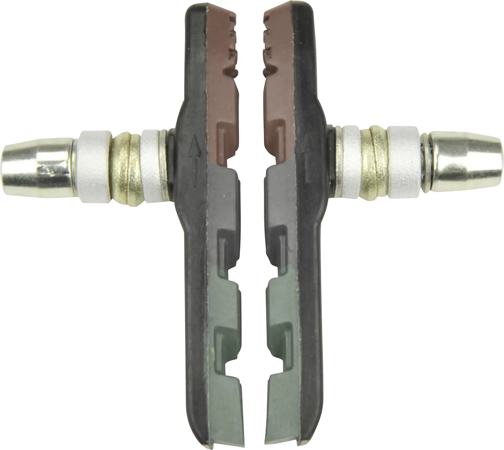 Fischer V-Brake Bremsschuhe schraubbar für Alu- und Stahlfelgen Allwetter