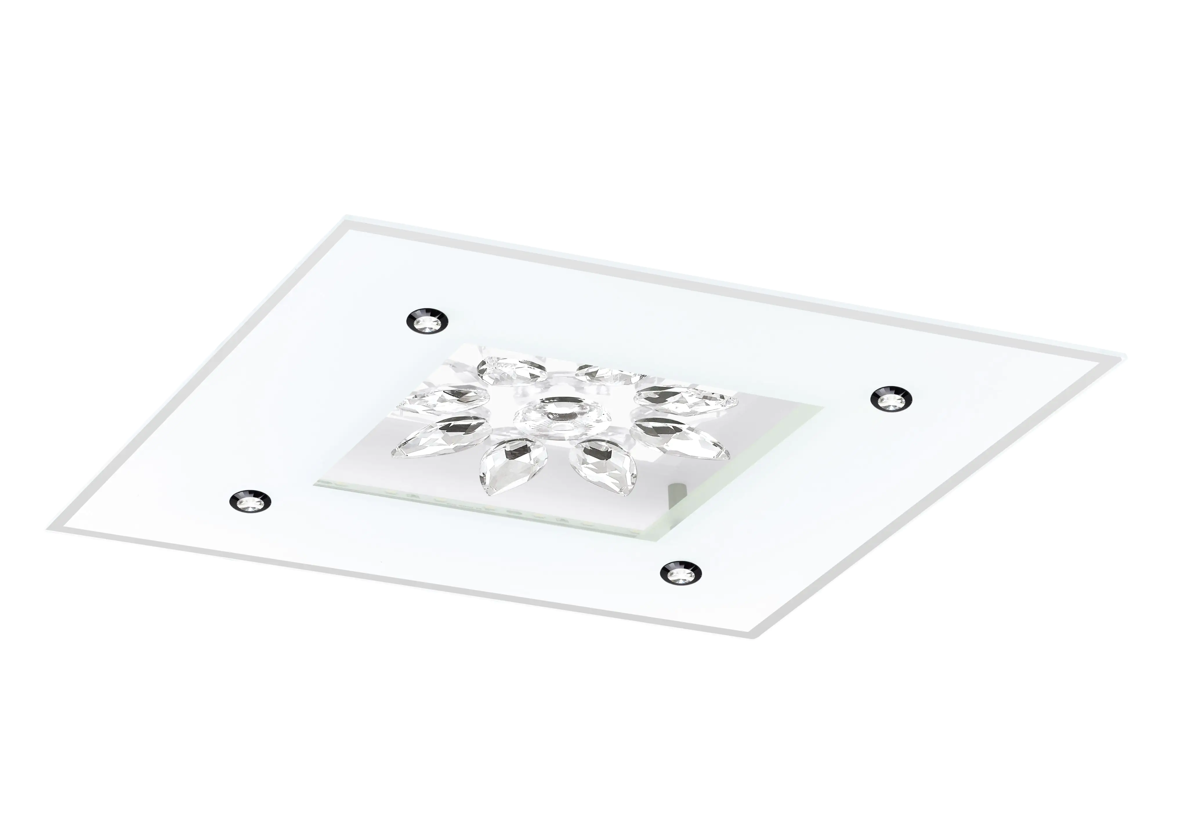 Eglo LED Deckenleuchte Benalua 1 weiß klar
