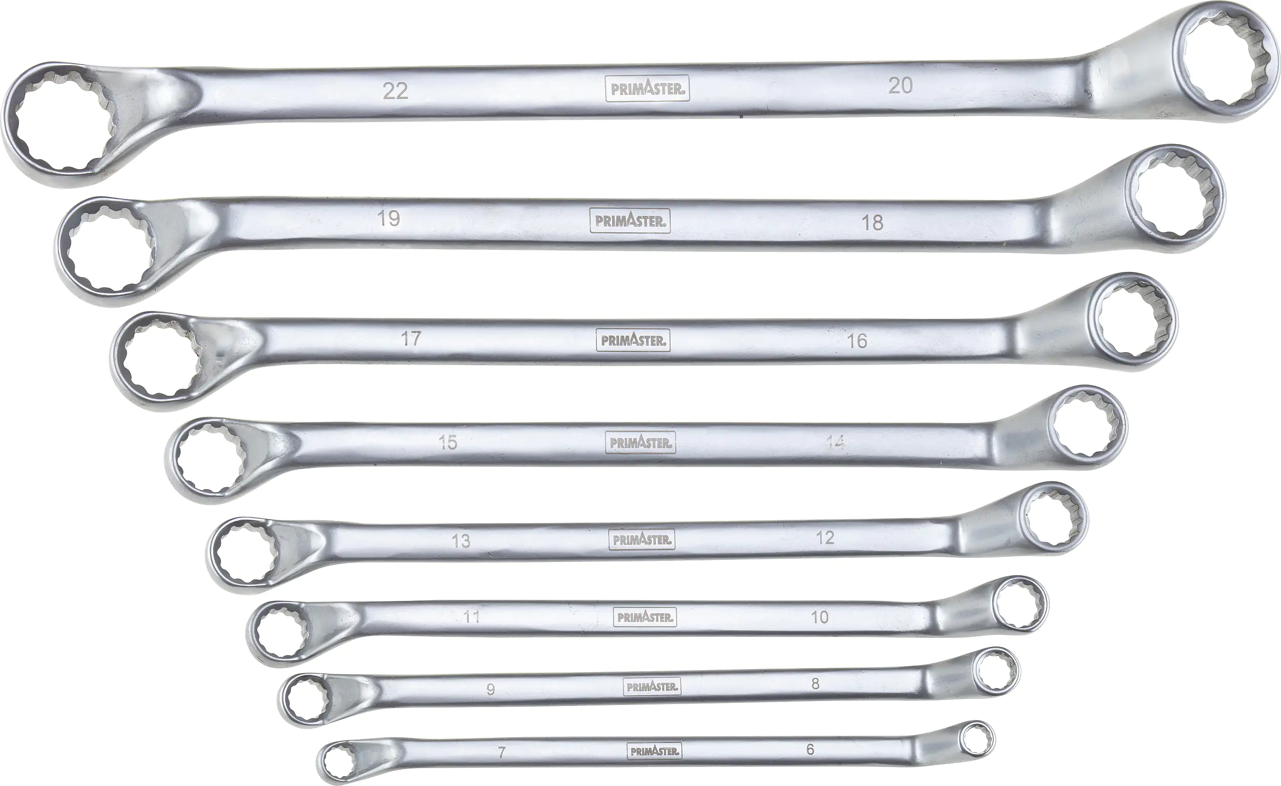 Primaster Ringschlüssel-Set 8-teilig 6 - 22 mm