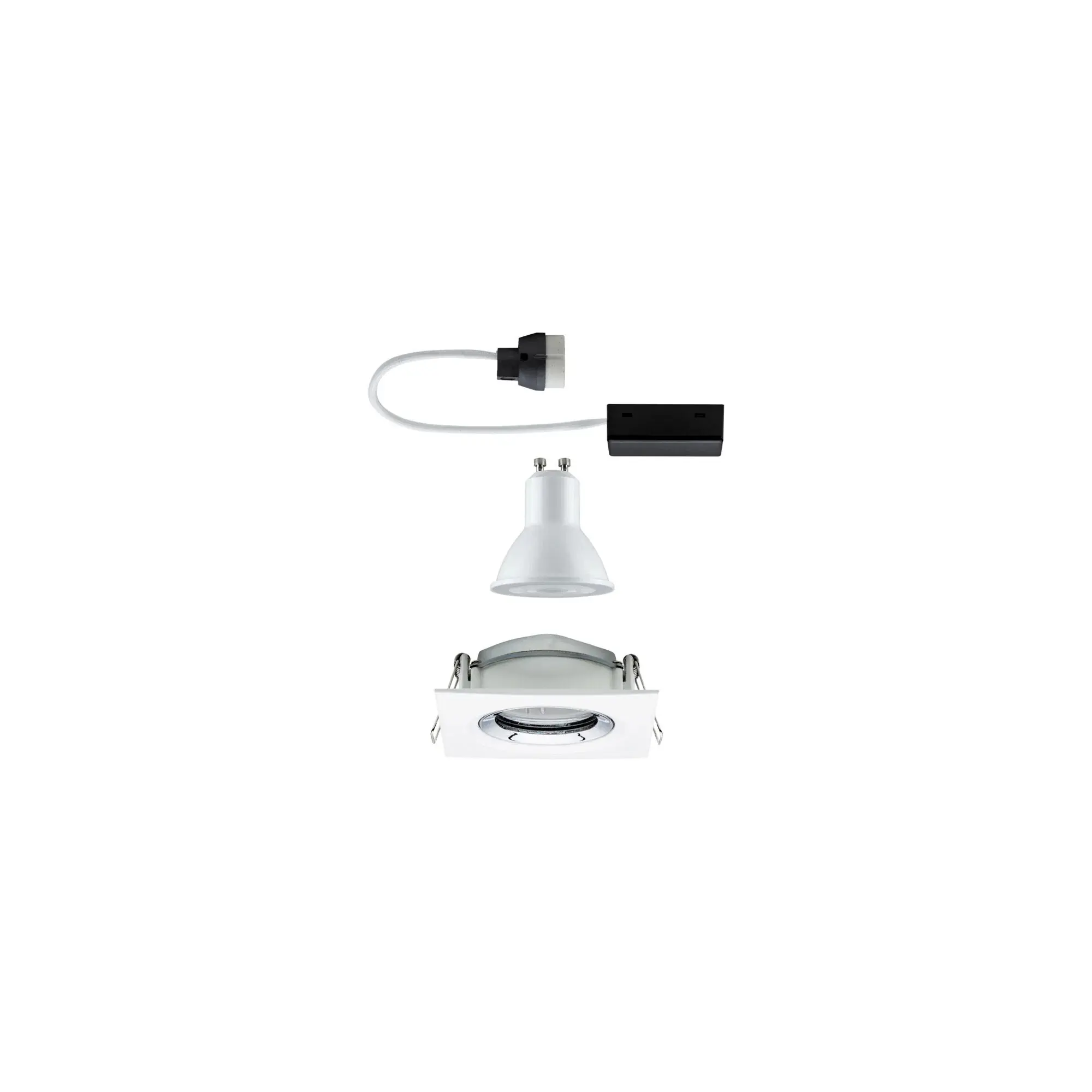 Paulmann LED-Einbauleuchte Nova Plus 9,3 cm neutralweiß weiß matt dimmbar & schwenkbar