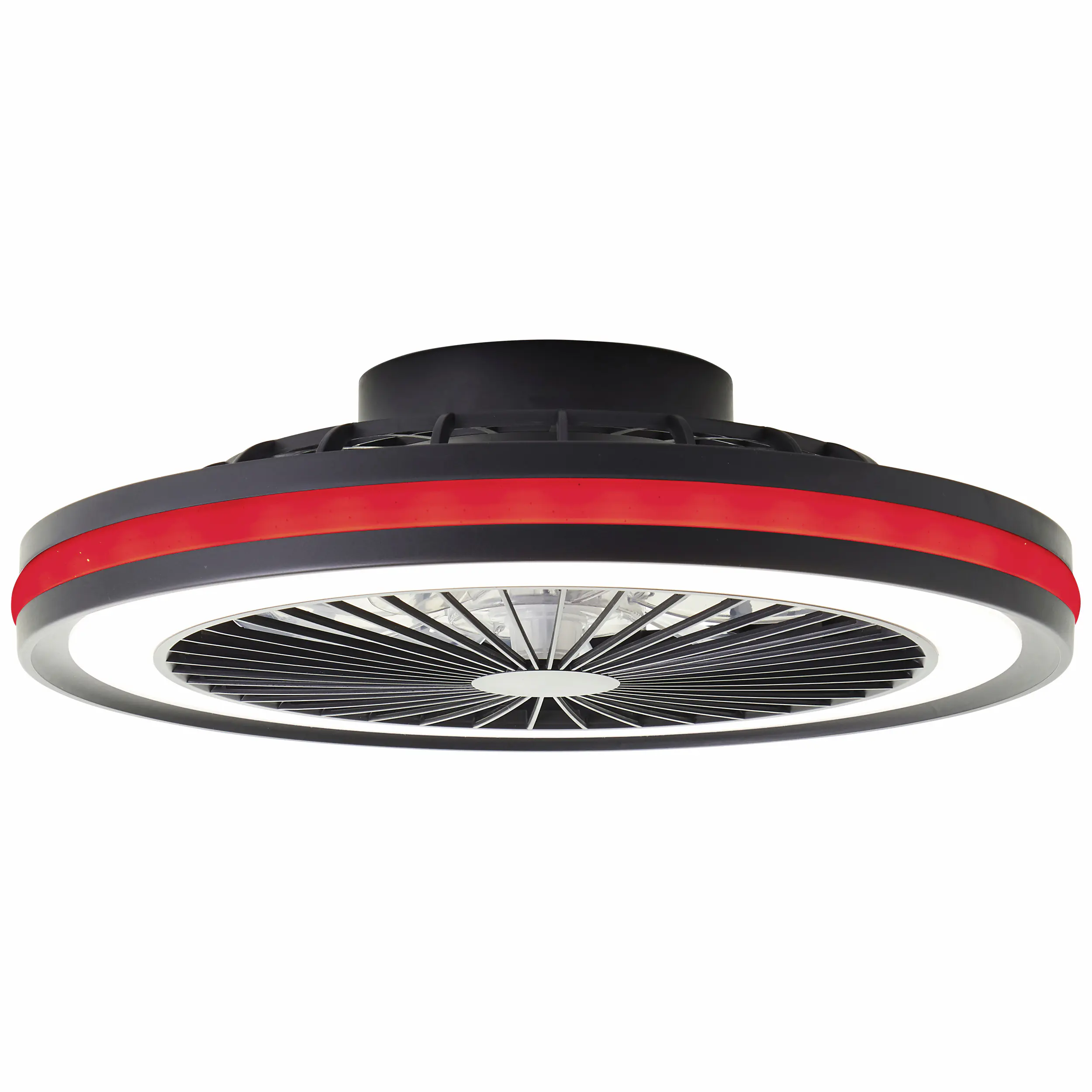 Brilliant LED Deckenventilator Palmero Ø 46,5 cm 40 W schwarz