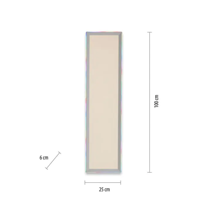 JustLight CCT LED Deckenleuchte Galactica weiß 100 x 25 cm dimmbar