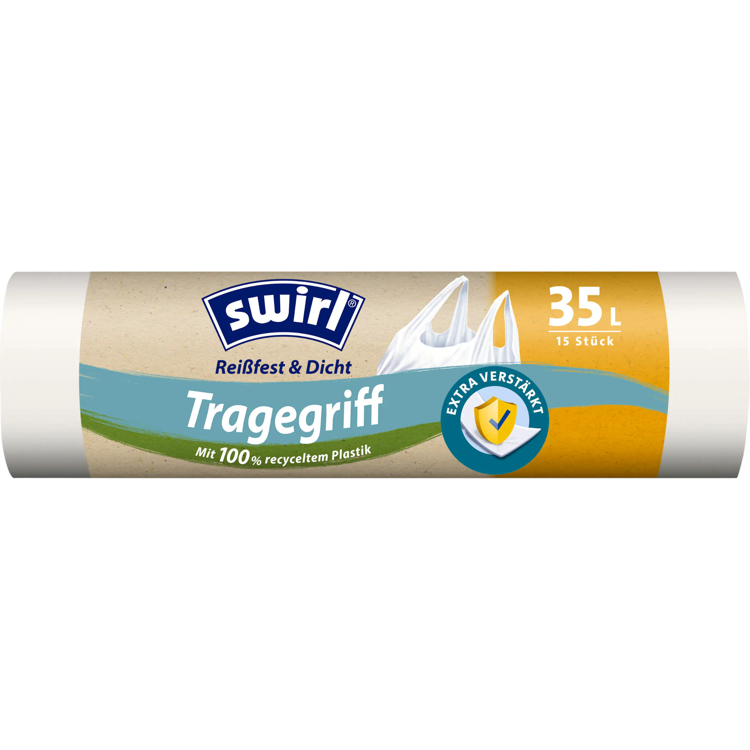Swirl Müllbeutel mit Tragegriff 35 L 15 Stück