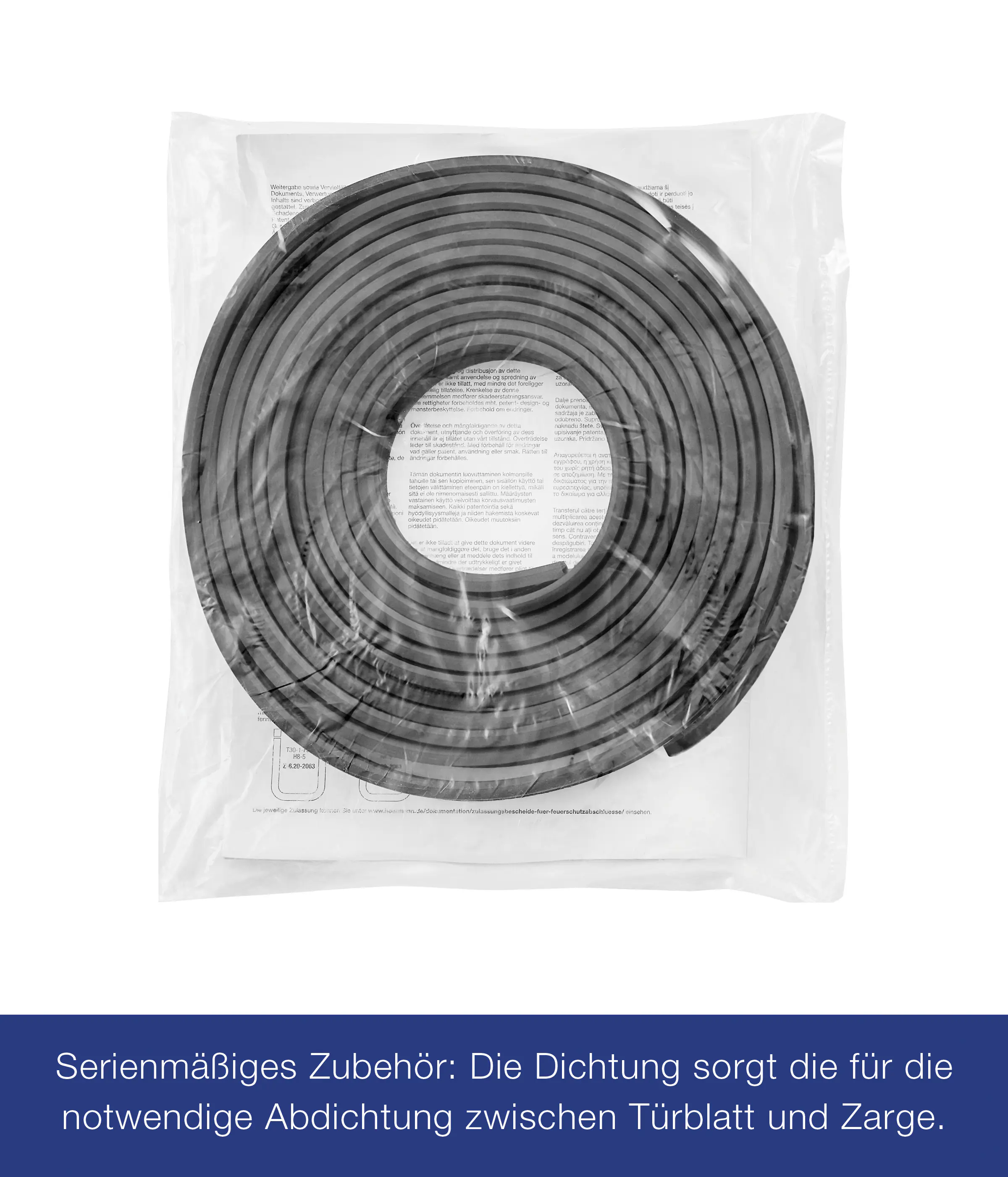 Hörmann Kellertür mit Lichtausschnitt anthrazitgrau 100 x 200 cm Links/Rechts