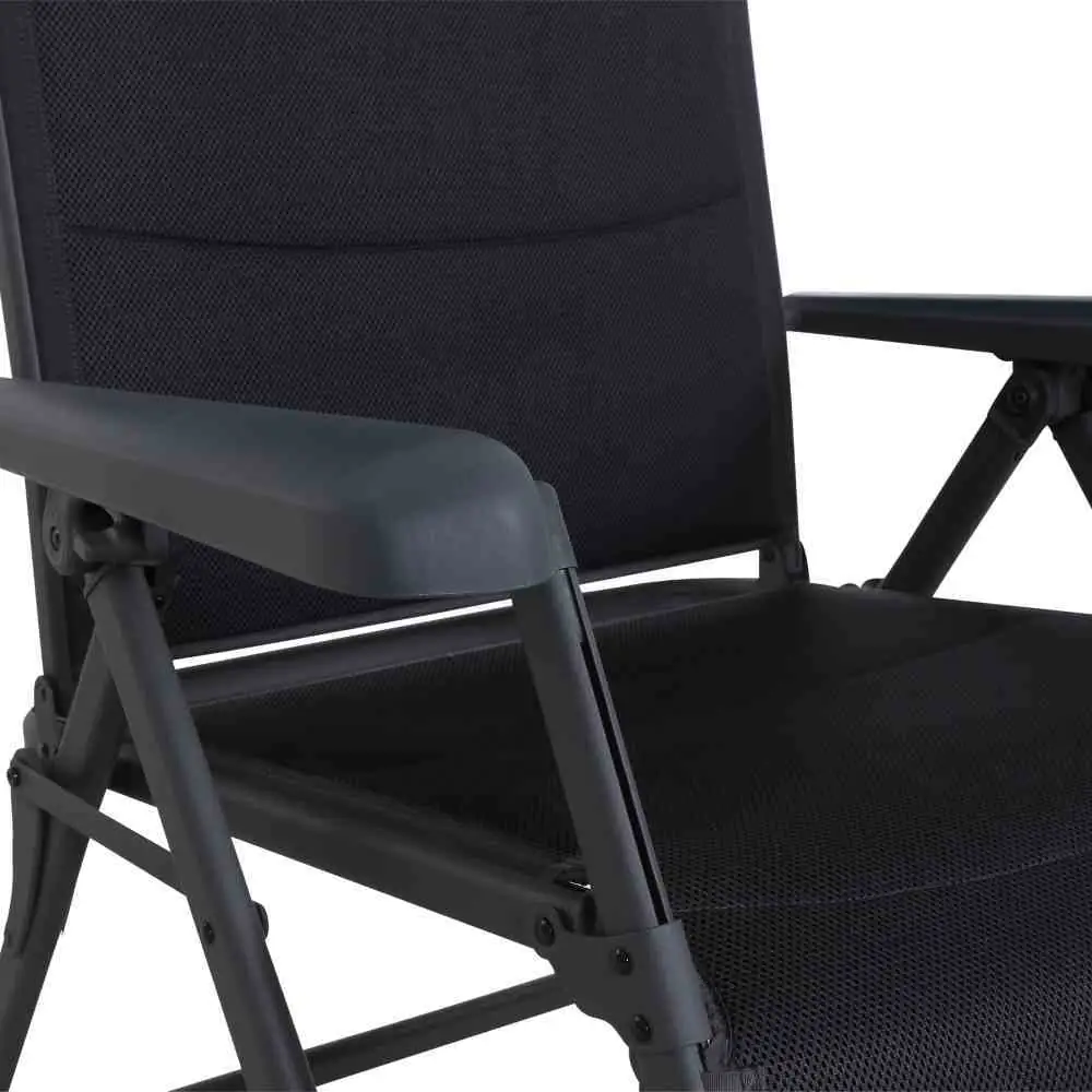 Siena Garden Camping Relaxstuhl Premium anthrazit