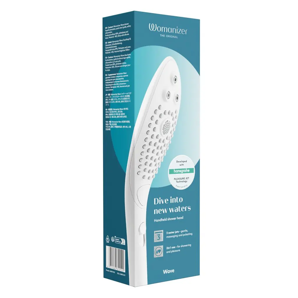 Handbrause Womanizer Wave weiß mit Wasserspareinsatz