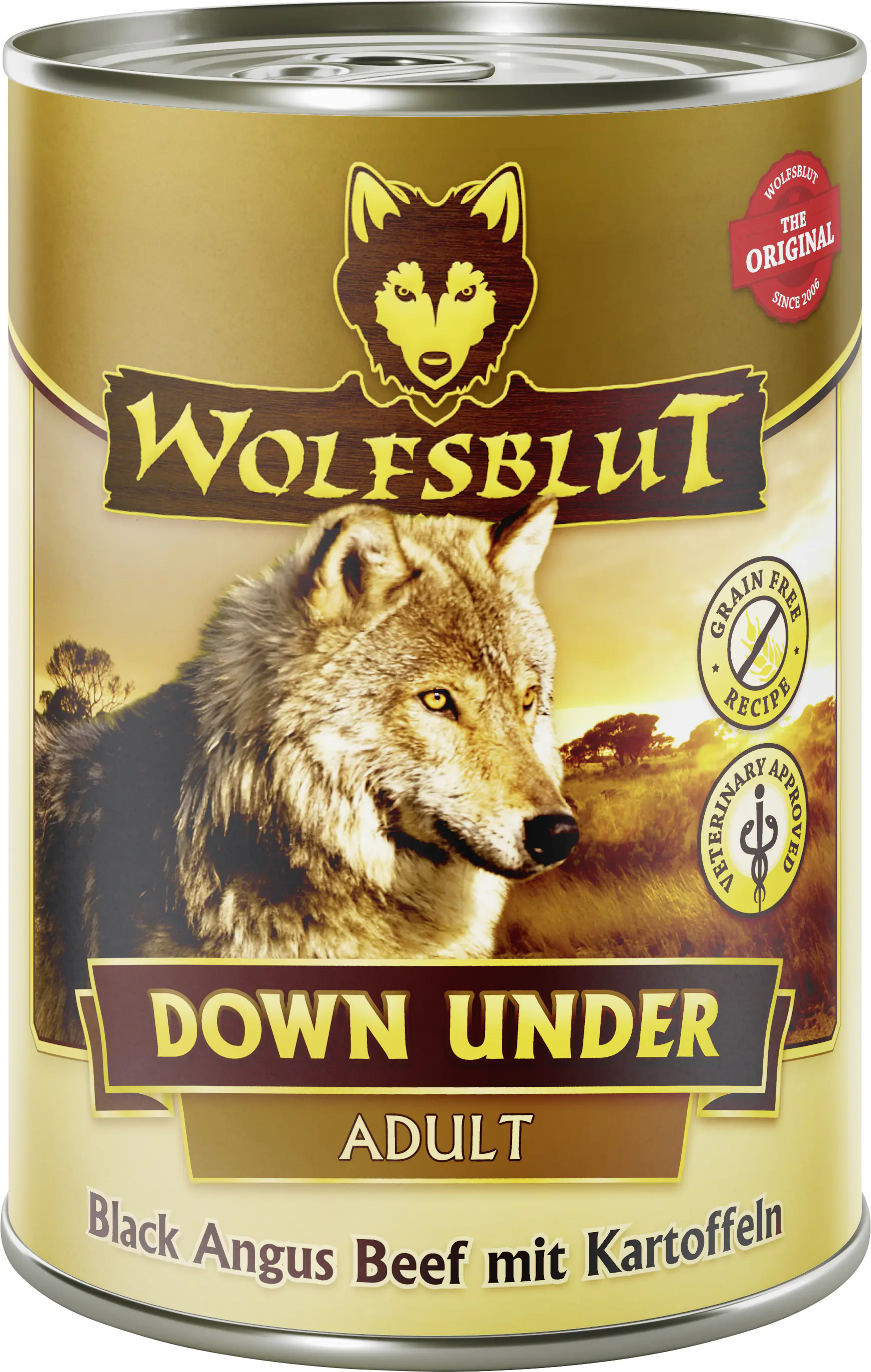 Wolfsblut Down Under Hundenassfutter Adult getreidefrei 395 g Rind
