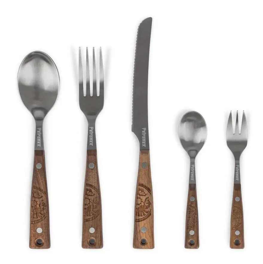 Petromax Camping Besteck, Edelstahl, 5 -tlg.