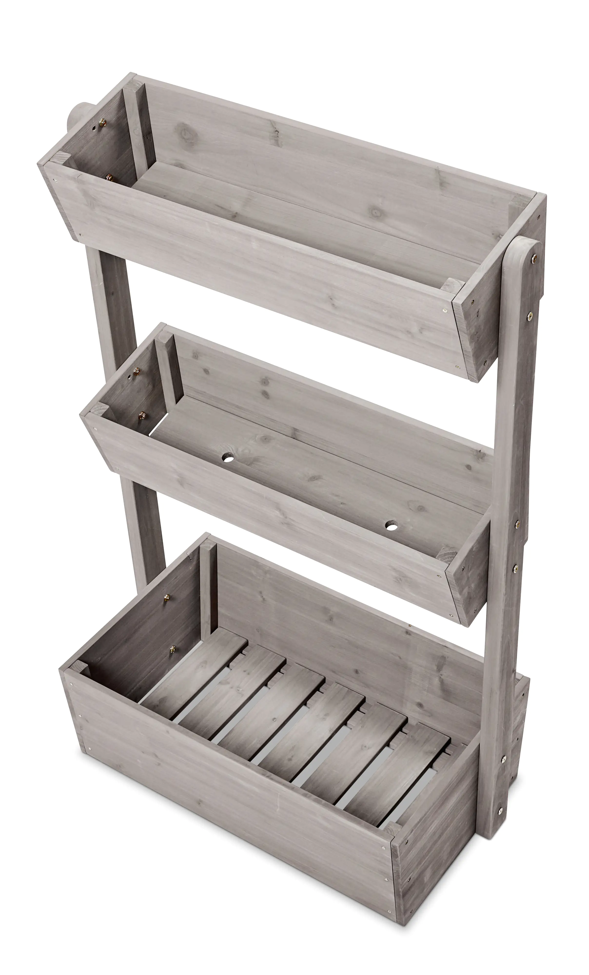 Butenkist Stufenbeet Freyja Holz mit Pflanzvlies 76 x 43 x 120 cm