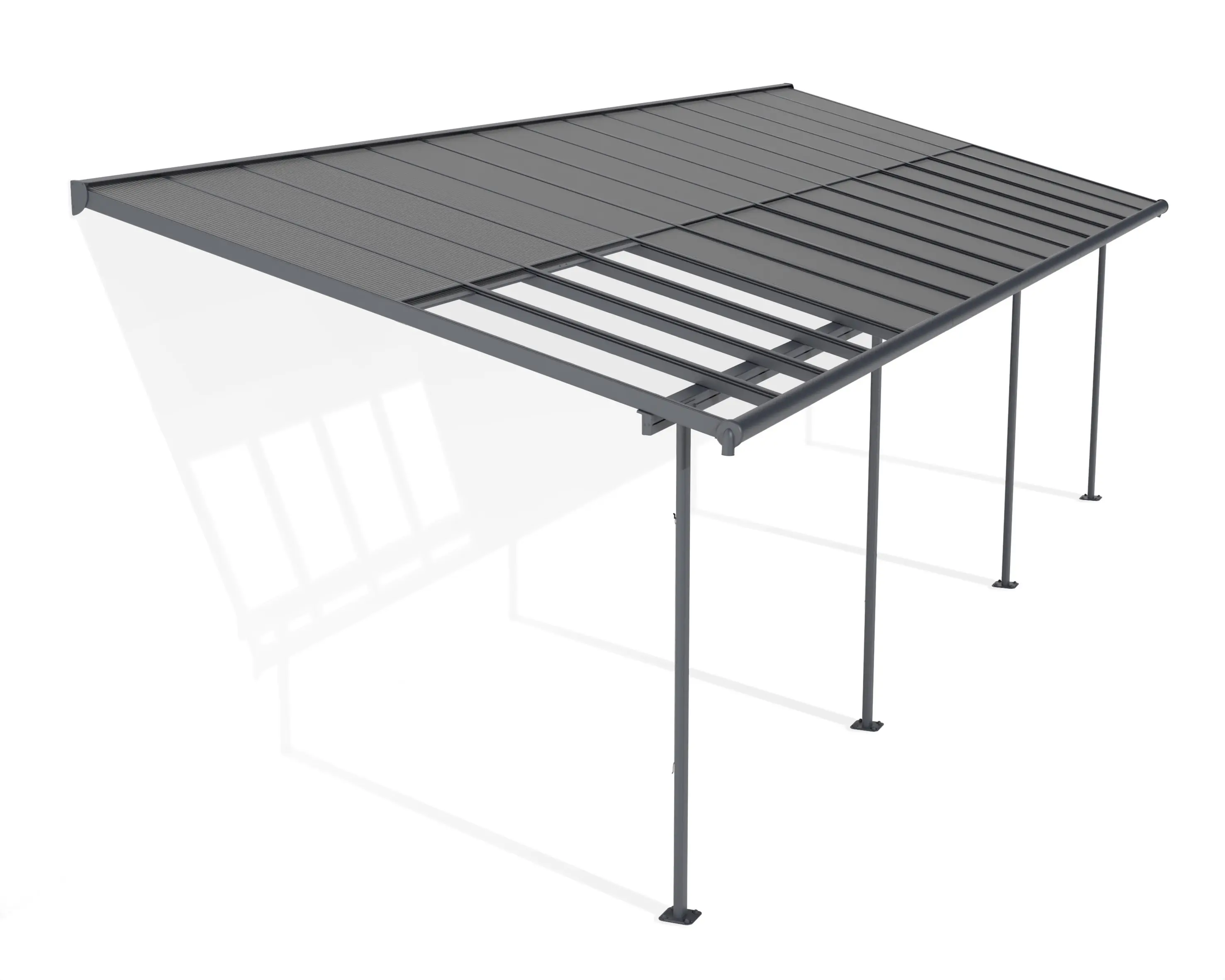 Canopia Terrassenüberdachung Sierra Cabrio 924 x 295 cm grau 