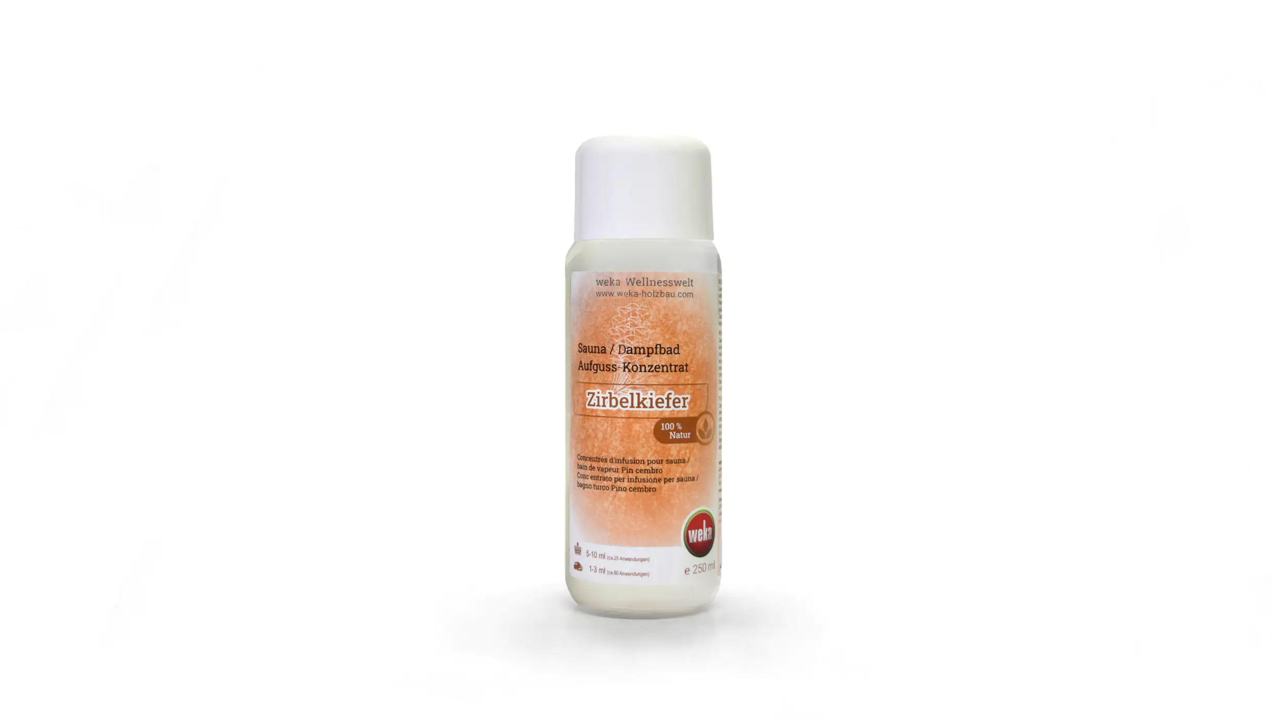 Weka Sauna und Dampfduftbad Zirbelkiefer 250 ml
